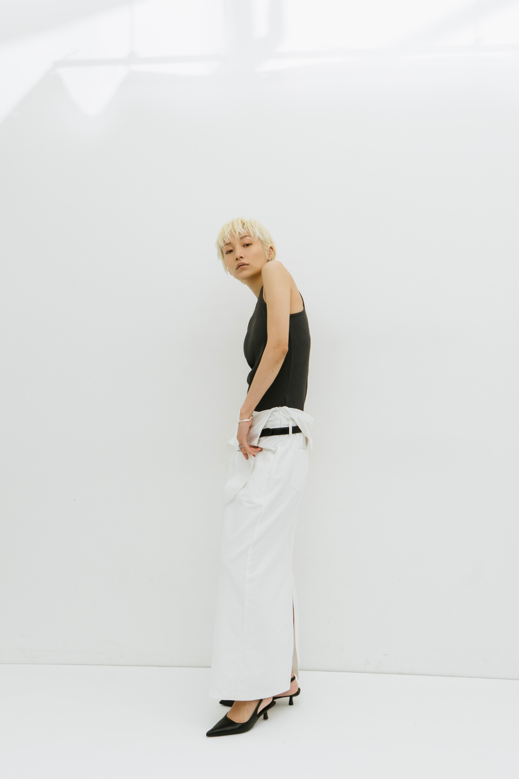 Halter neck jumper skirt