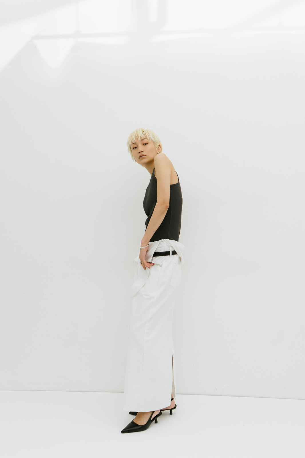 Halter neck jumper skirt