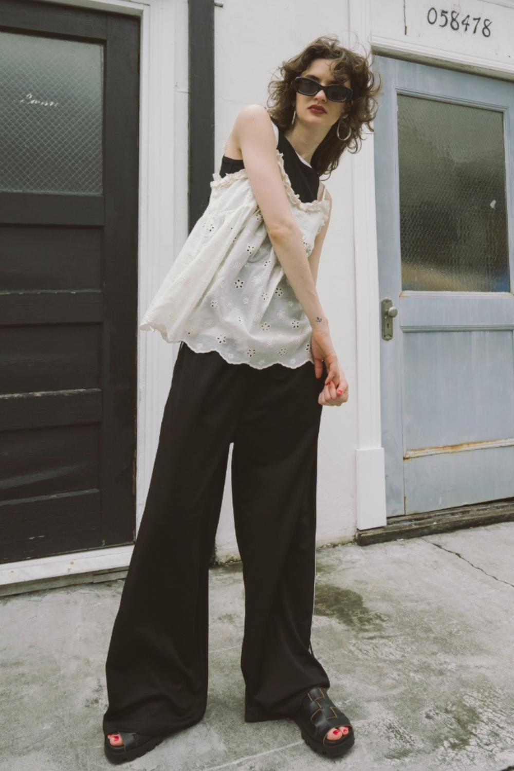 Sideline wide jersey pants