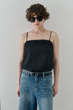 Faux leather belt