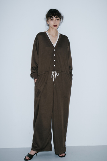 V-neck sweatshirt jumpsuit – HANNE ONLINE SHOP