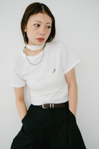 【Collaboration】Mini heart embroidery tee