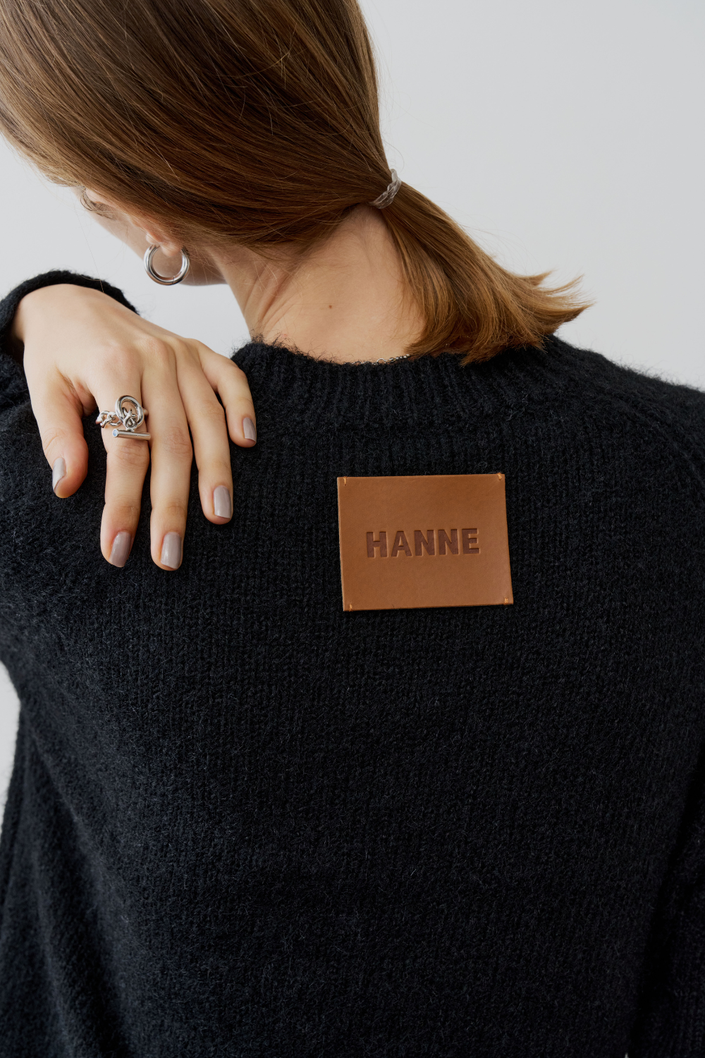 【 preorder 】 Soft hairy knit pullover