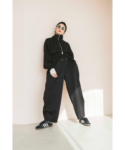 W waist jersey pants