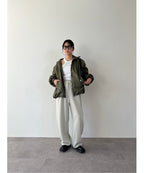 W waist jersey pants