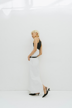 Halter neck jumper skirt