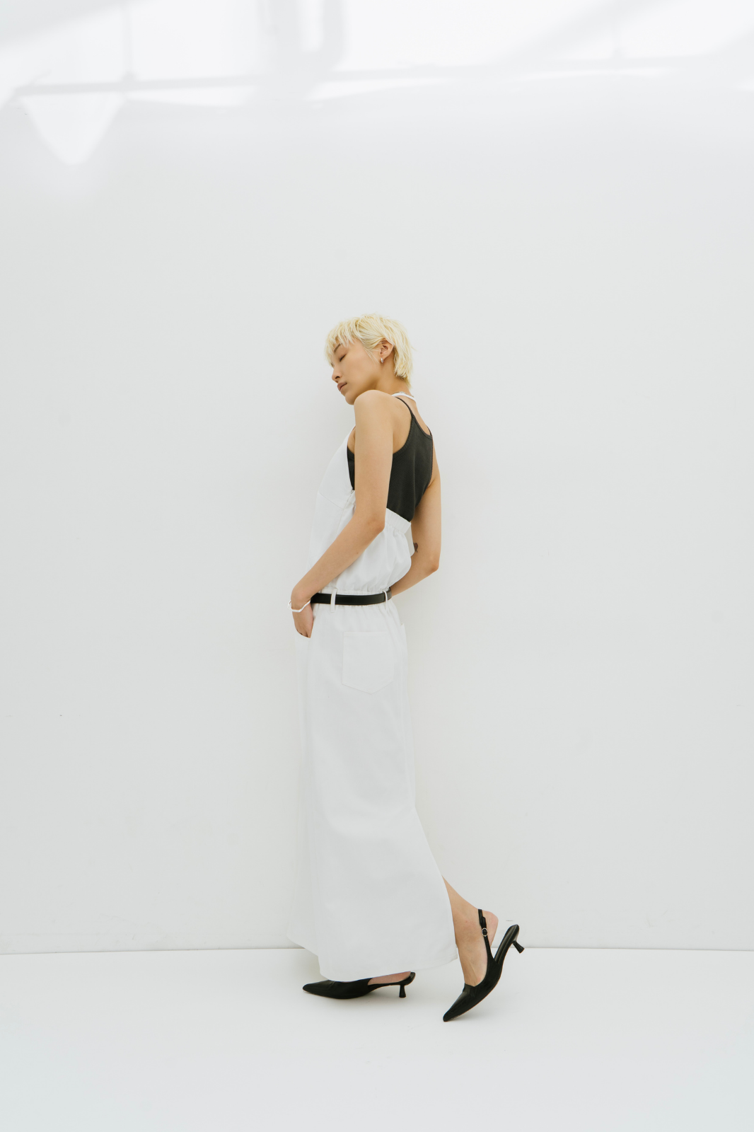 Halter neck jumper skirt