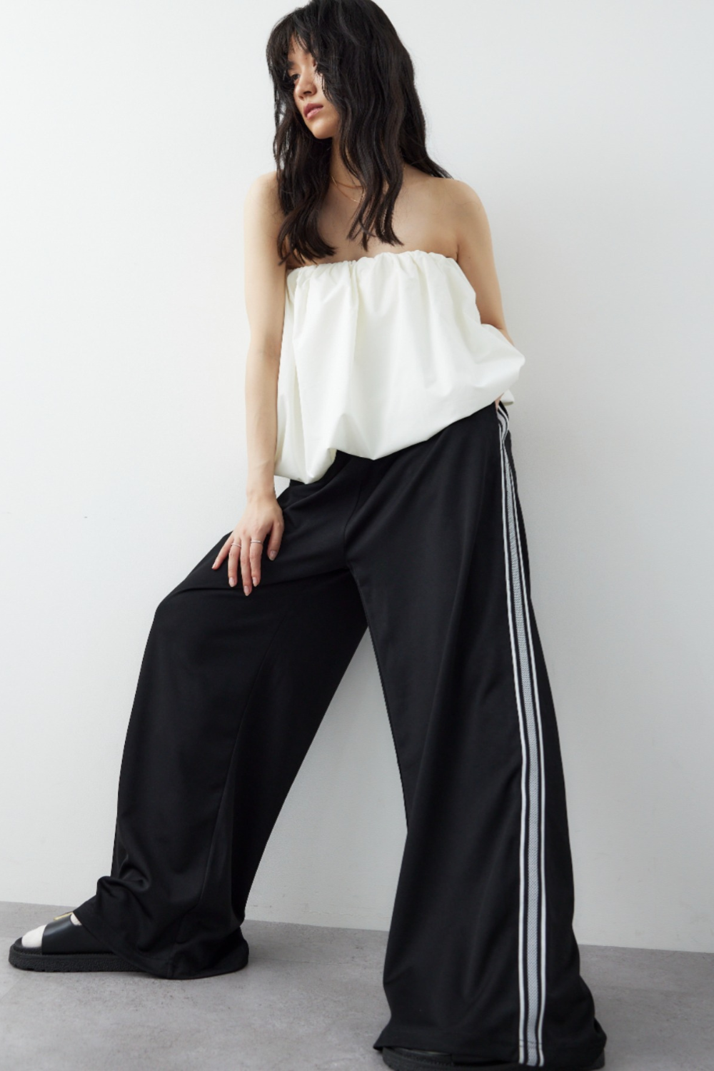 Sideline wide jersey pants