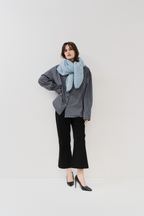 Cropped flared pants