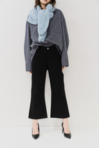 Cropped flared pants