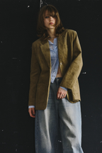 Corduroy tailored jacket