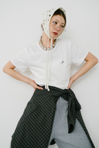 【Collaboration】Mini heart embroidery tee