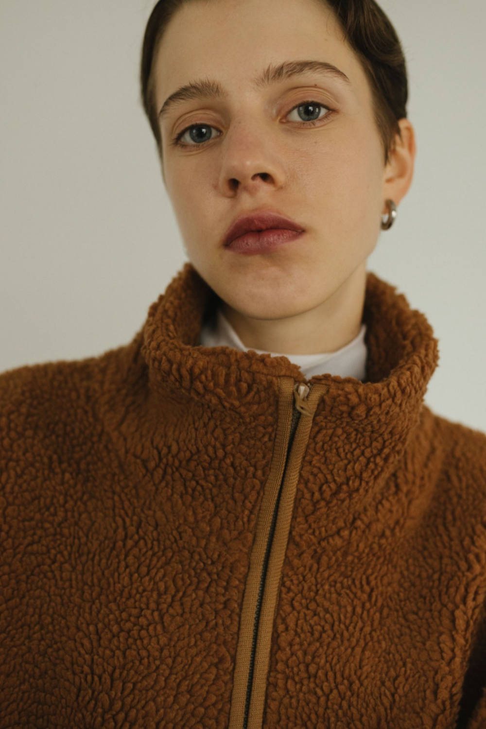 【予約】Stand collar boa blouson