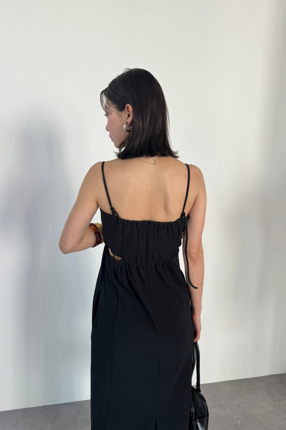 Side slit cami dress