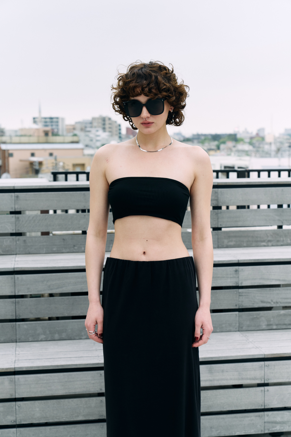 Backstrap tube top bra