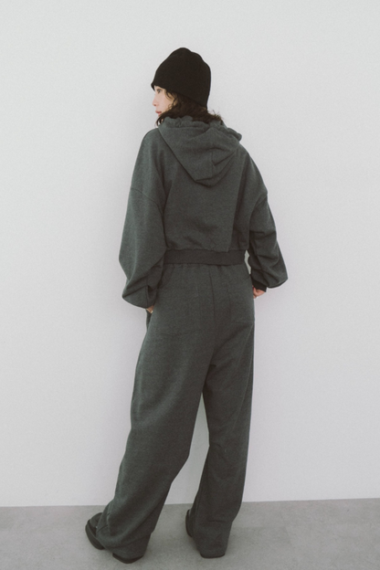 【Collaboration】Wide silhouette sweatpants