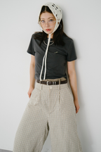 【Collaboration】Classic check bermuda pants