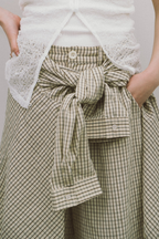 【Collaboration】Classic check bermuda pants