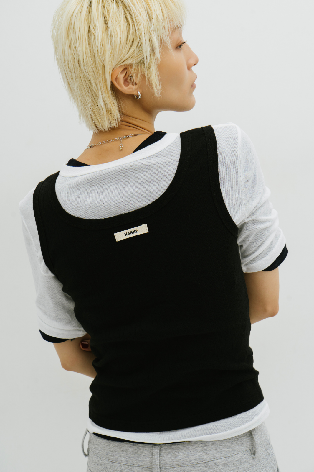 Eyelet tank top