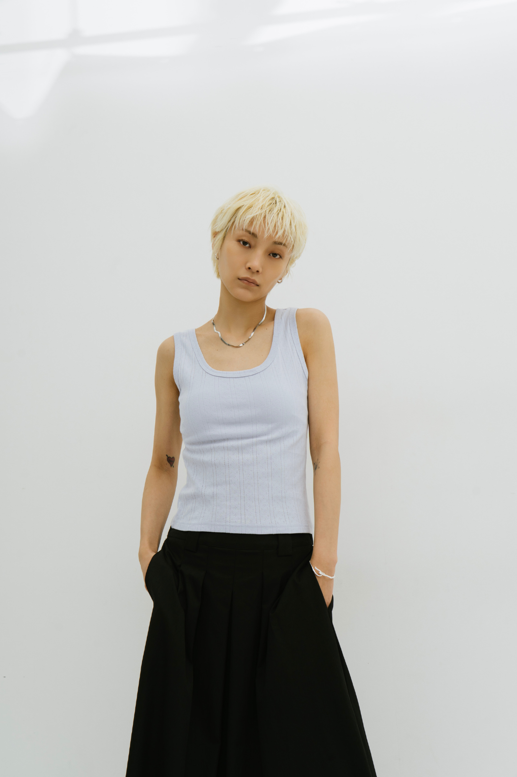 Eyelet tank top