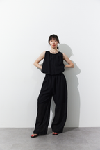 Sheer gathered pants