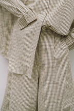 【Collaboration】Classic check bermuda pants