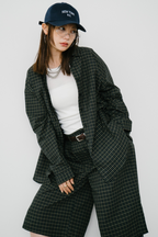 【Collaboration】Classic check bermuda pants