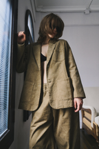 Corduroy tailored jacket