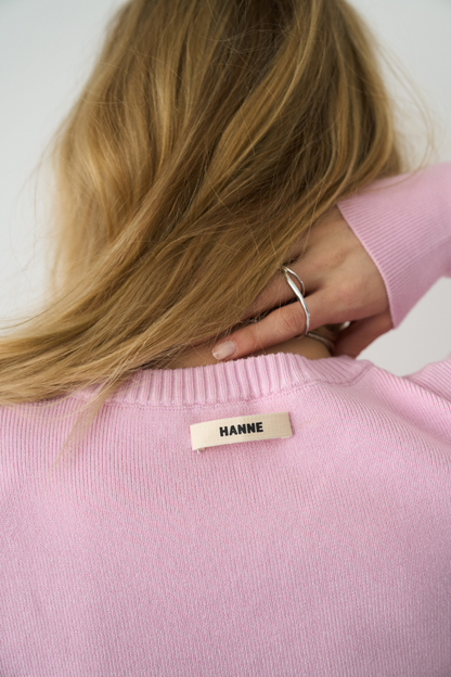 Power shoulder long knit