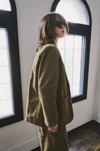 Corduroy tailored jacket