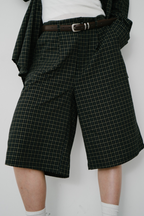 【Collaboration】Classic check bermuda pants