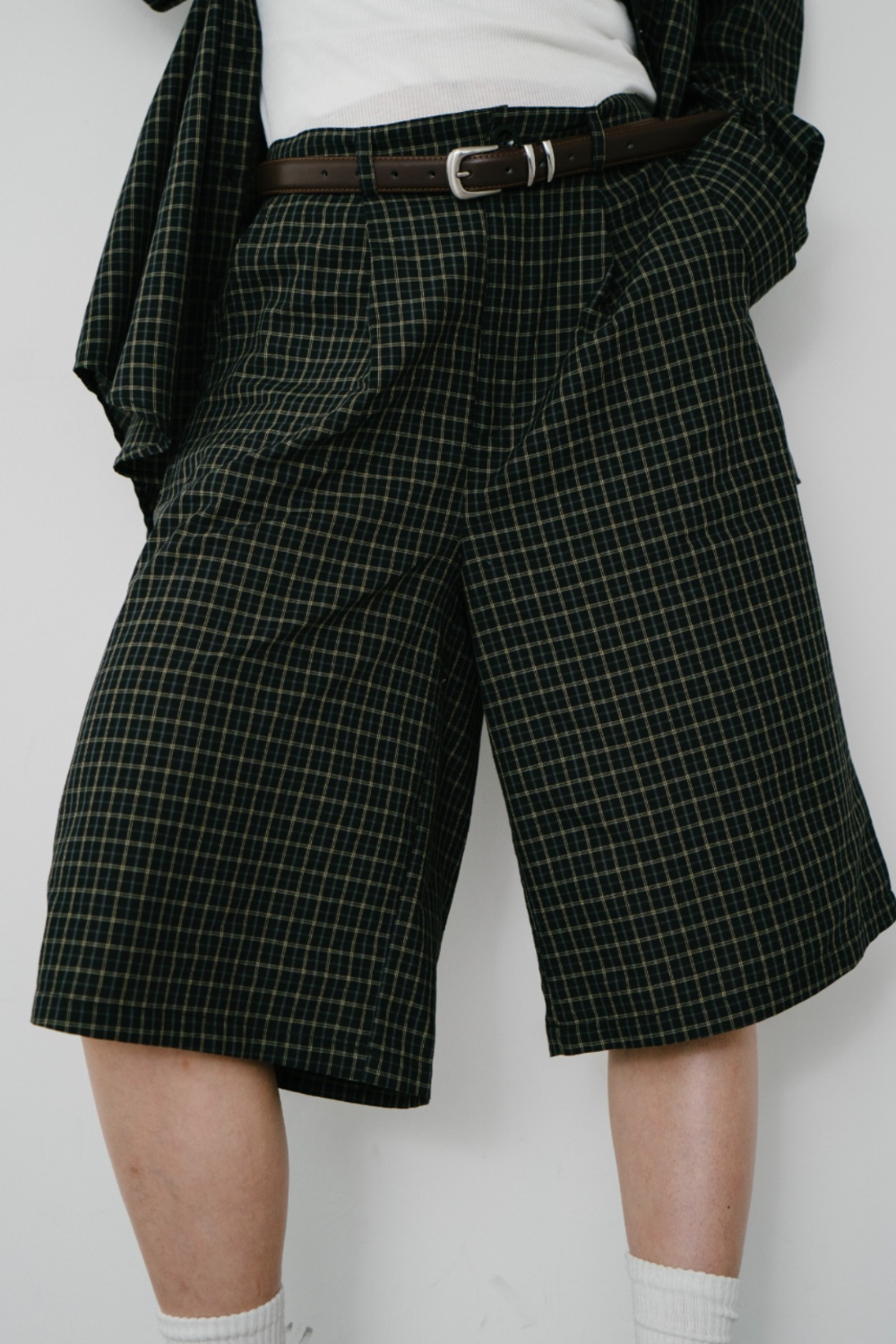 【Collaboration】Classic check bermuda pants