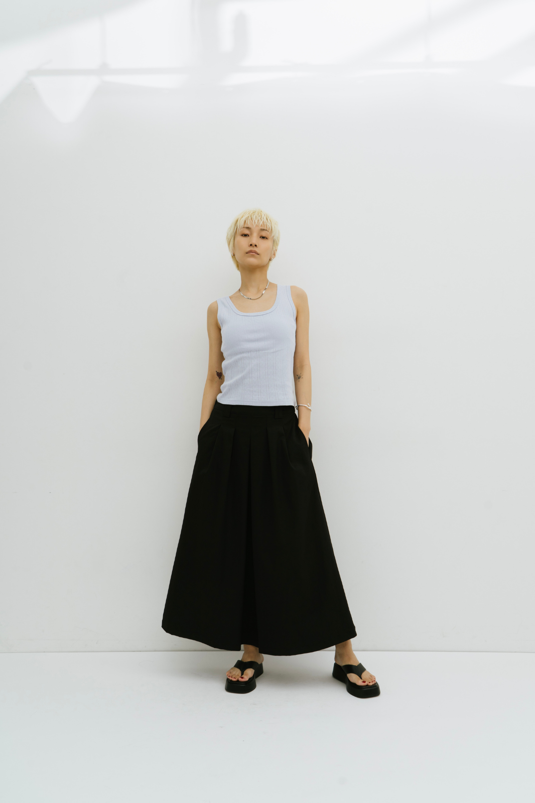 Eyelet tank top