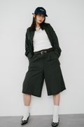 【Collaboration】Classic check bermuda pants