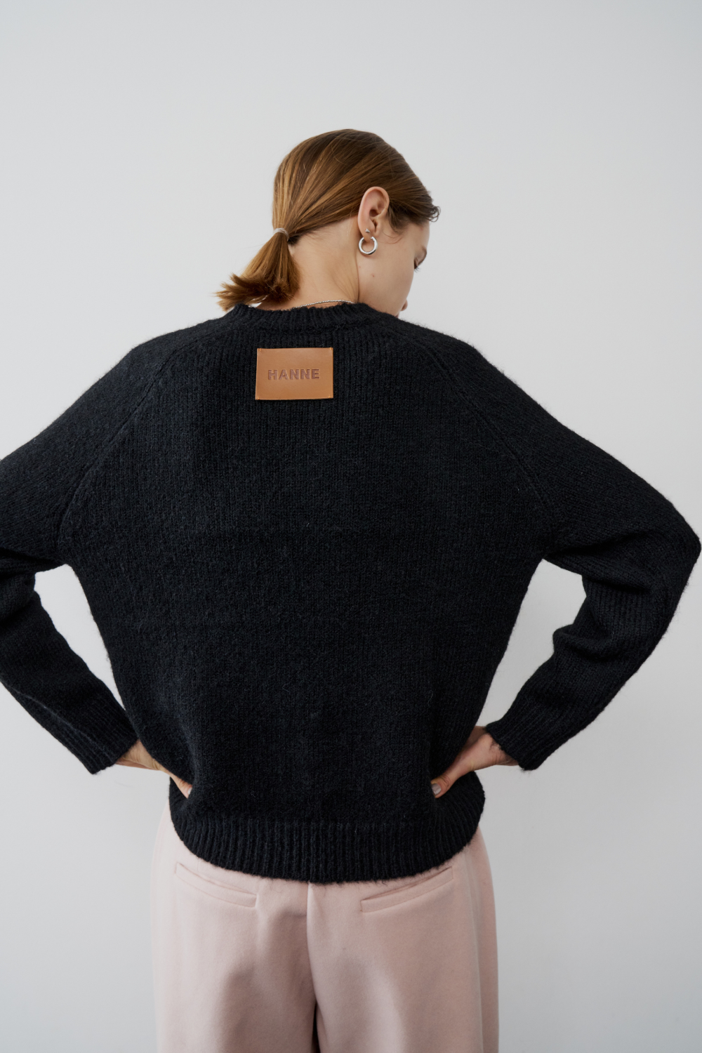 【 preorder 】 Soft hairy knit pullover