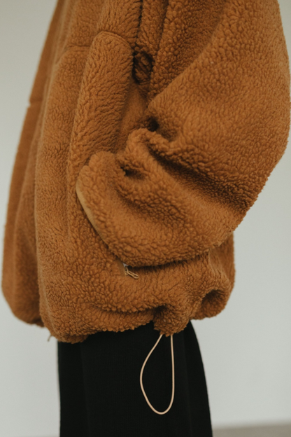 【予約】Stand collar boa blouson