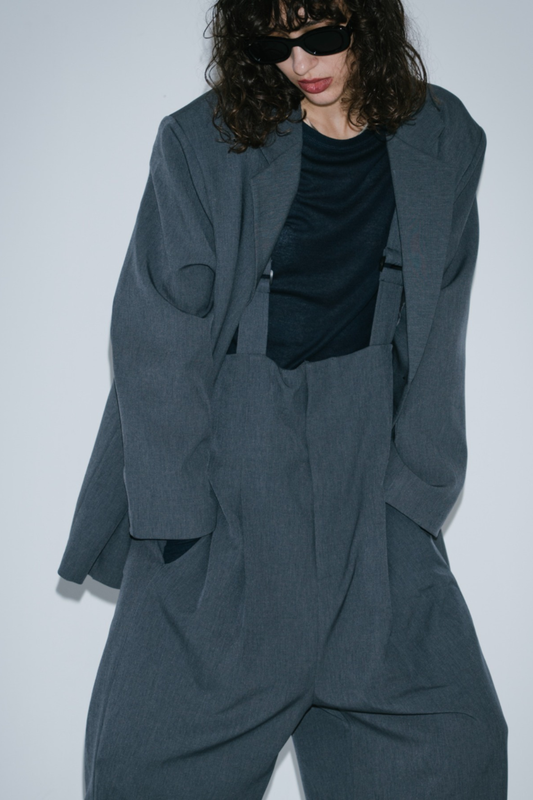 Single-breasted tailored jacket