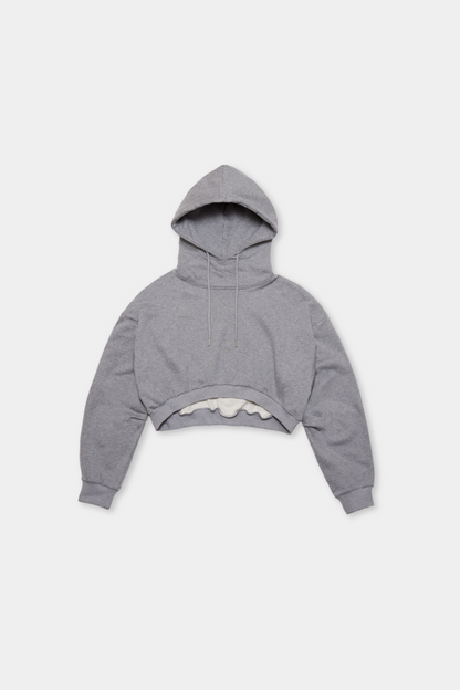 【Collaboration】Tuck sleeve hoodie sweatshirt