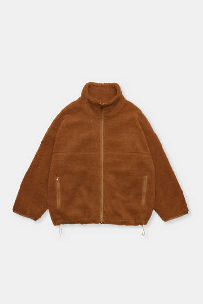 【予約】Stand collar boa blouson