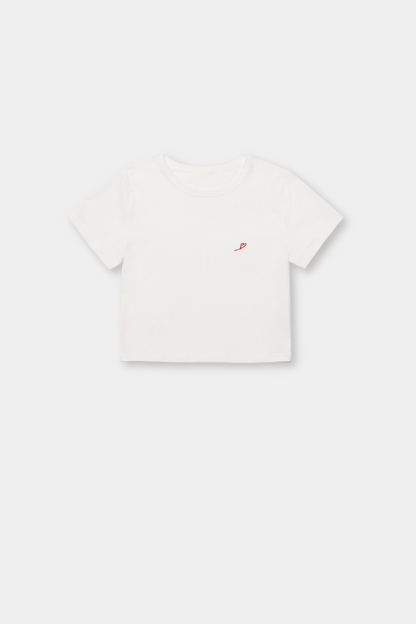 【Collaboration】Mini heart embroidery tee