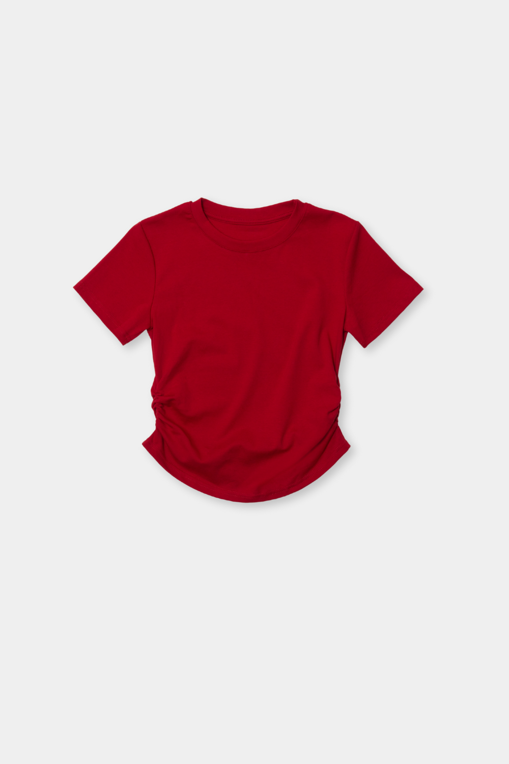 Side gather compact T-shirt