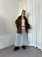 Halter neck lace dress