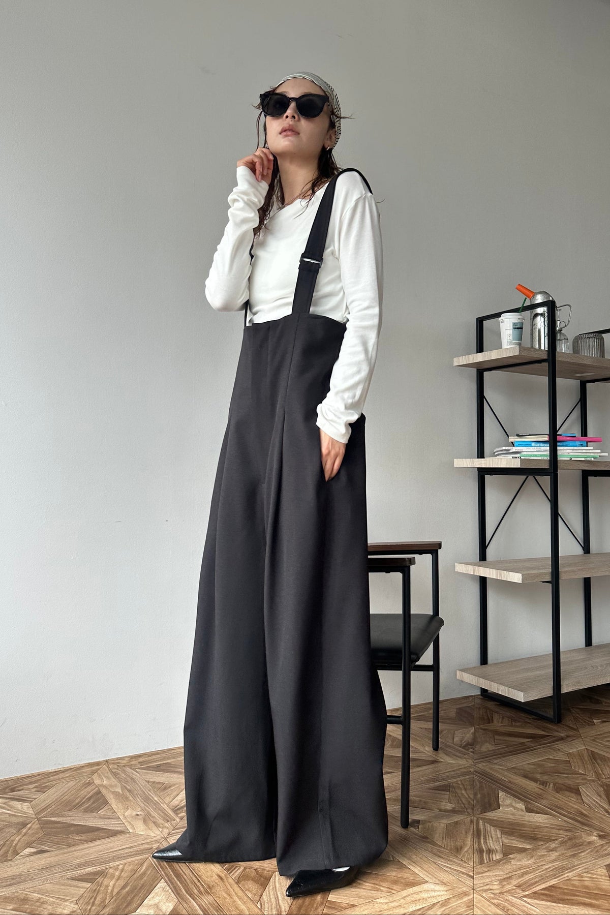 Suspenders trousers