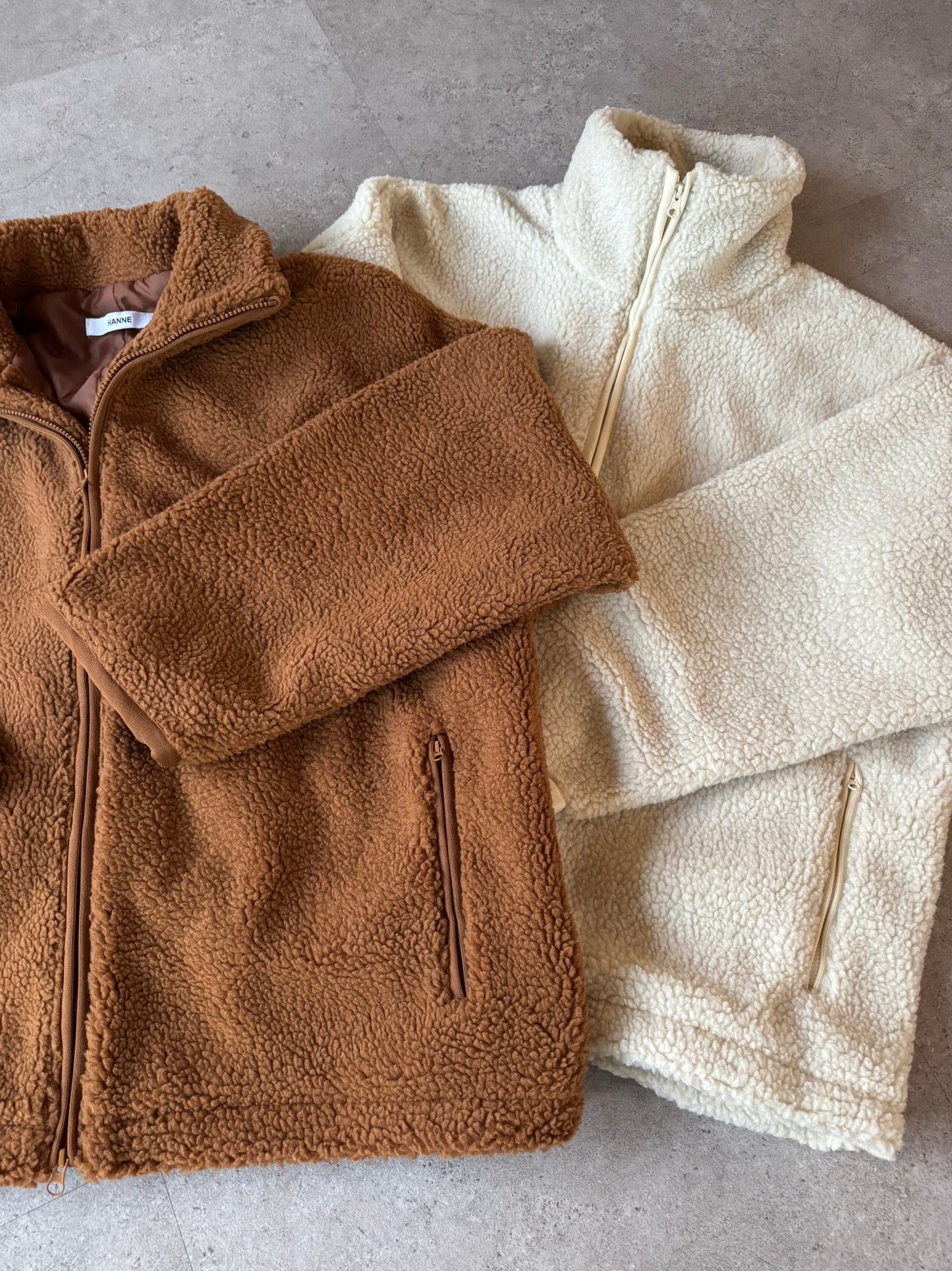 【予約】Stand collar boa blouson