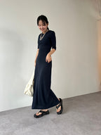 Back cut design dress