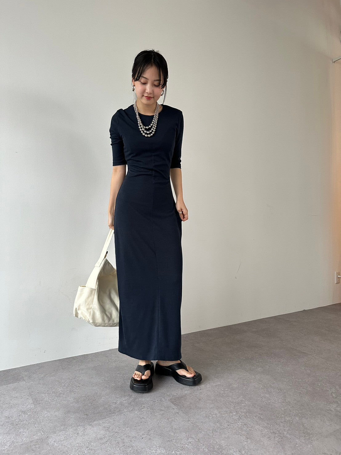 Back cut design dress