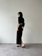 Back cut design dress