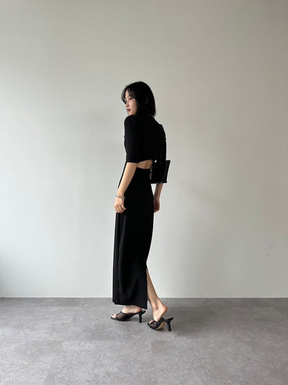 Back cut design dress