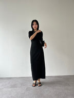 Back cut design dress