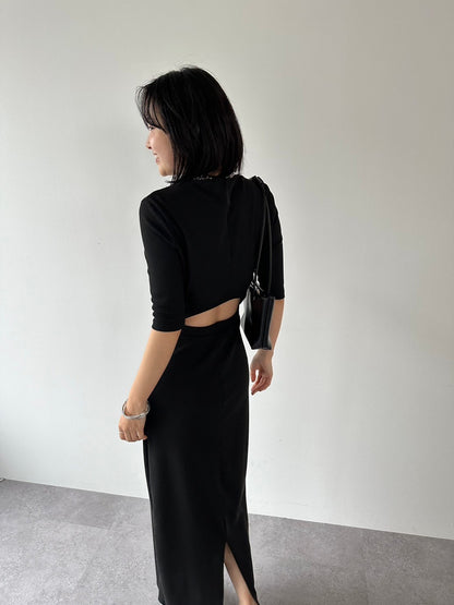Back cut design dress
